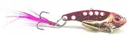 Sosoport 4pcs Fishing Bait Lures Metal Wobble Spoon Lure Bait for Bass Fishing Hooks Random