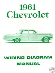1961 61 CHEVROLET WIRING DIAGRAM MANUAL