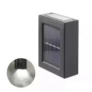 Outdoor Solar Up Down Spot Light Waterproof Garden Wall Street Fence Patio Lamp
