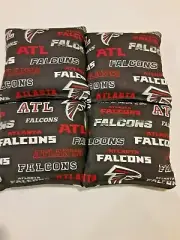4 Cornhole Bag Set Corn Hole Atlanta Falcons BLK
