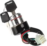 Ignition Key Switches for Universal Scooter ATV Buggy Go Kart Quad Bike Parts 6 Wire Ignition Switch 3 Position 2 Keys Ignition Barrel Key Switch