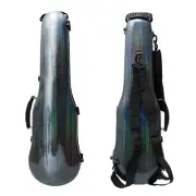 4/4 Full Size Violin Case Strong Carbon Fiber Hard Shell BackStraps Muli-Color