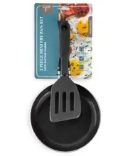 Brooklyn Steel Co. Mini Round Fry Pan & Slotted Turner 2-Pc. Set