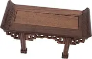 HOLIDYOYO Wooden Pedestal Stand for Display Versatile Flower Vase Holder Decorative Bonsai Rack Rustic Wooden Base for Home Decor Timeless Design for Buddha Statues and More