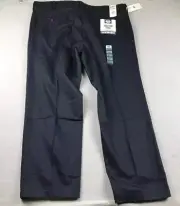 Dockers Pants Men 44X32 Black Signature Khaki Straight ComfortFlex Waistband NWT