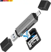 USB 3.0 and USB Type-C OTG Card Reader Supports SD, SDHC, SDXC, Mmc/Microsd, T-F