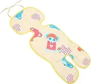 SUPVOX Stroller Cool Mat Washable Summer Latex Cooling Seat Mat for Gentle Elastic Gel Cloth Random Color Lightweight Portable for Pram Car Seat