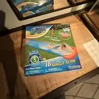 H20GO! 16ft Double Lane Slip N Slide Water Slide with Drench Pool