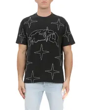 Purple Brand Studded Logo Tee