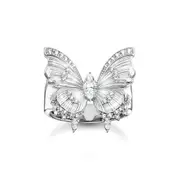 Buy Butterfly Paradise Cocktail Ring in Silver by Thomas Sabo online - THOMAS SABO Australia