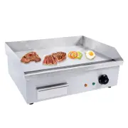 TBVECHI Teppanyaki Electric Griddle Cooktop Countertop Commercial Flat Top Gr...