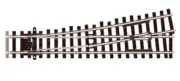 Peco SL-U1292 TT Code 55 Nickel Silver Rail Left Hand Small Radius Turnout