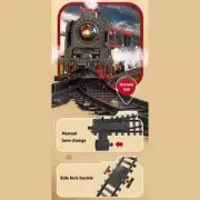 Railway Train Toy Electric Train Track Set Train Tracks Model Toy with Lights