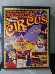 Vintage Circus Diorama Set, Crowd & Trapeze No.0690 Britains Petite New Open Box