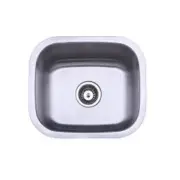 18" x 16" x 9" Undermount Stainless Steel Single Bowl Kitchen / Bar / Sink