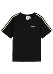 Adidas X Wales Bonner X Wales Bonner Logo Cotton T-shirt - Black - L (UK14 / L) L (UK14 / L)