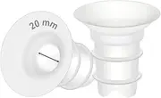 Maymom Flange Inserts 20mm Compatible with Spectra, Medela 24 mm Shields, Momcozy S9 Pro/S12 Pro, Willow Wearable Cup. Compatible with Medela Freestyle, Harmony, to Reduce 24mm Down to 20 mm; 2pc