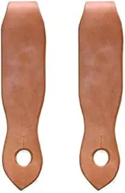 Amish USA Horse Tack Hermann Oak Leather Slobber Straps 975H2005