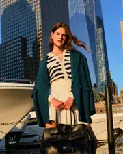 [Belle & Bloom] Found in the Wild Blazer - Dark Blue