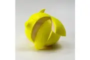 Mustard Fruit Cube Puzzle Kids Children Sensory Solving Play Toy Yellow Lemon