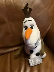 NWT Disney Store OLAF Snowman Frozen Stuffed Animal Toy Plush 15" White