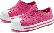 [KALEKI] Toddler Water Shoes for Boys and Girls, Kids Beach Sandals Sneakers for Swimming and Garden Play, Non-Slip Breathable Quick-Dry Lightweight Slip-On, Rose, 10 Toddler