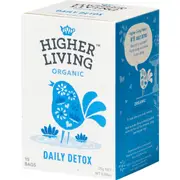 Higher Living Organic Daily Detox Tea Bags 15 pack