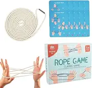 Cradle String Game Toy,Hand Braid Interactive Rope Toy - Educational String Plaything Hand Rope for 3+ Years Old Boys Girls Kids Children Adults