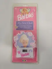 New & Sealed Barbie My First Clock 1995 Mattel Item #26795 Calendar & Timepiece