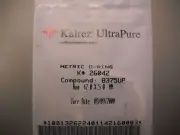 KALREZ ULTRAPURE ORING, METRIC O-RING, K# 26042, Compound 8375UP, (LOT OF 2)