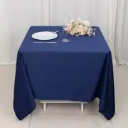 70" x 70" NAVY BLUE Scuba Polyester Square TABLECLOTH Wedding Table Linens Party