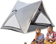 GEUGECY Folding Tent | Traveling Tent,3-4 Person Lightweight Automatic Camping Shelter with Carrying Bag for Backpacking Hiking Beach Use