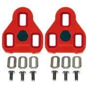 Exustar E-ARC10 Cleats Compatibility: Keo, Float: 10°, Red