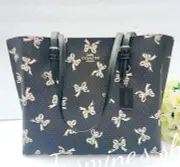 NWT Coach Mollie Tote Bag With Bow Print CY647