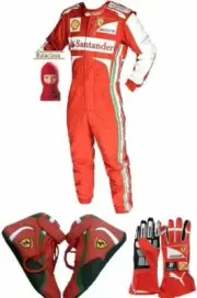 SANTANDER GO KART RACE SUIT CIK/FIA LEVEL 2 APPROVED WITH SHOES & GLOVES