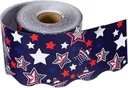 TEHAUX Memo Board Decorative Pointed Star Border Sticker Cm x Classroom Bulletin Board Trim