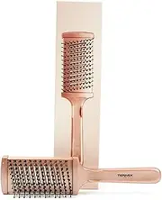 Termix Professional Gold Rose Large Thermal Flat Brush for Detangling and Smoothing, Ceramic Technology for Quick Drying, Intense Shine and Ergonomic Design, Limited Edition