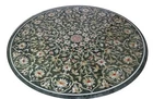 48" Marble Coffee Table Top Pietra Dura Mosaic Handmade Home Furniture