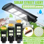 999000000LM LED Solar Street Light Motion Sensor Outdoor Floodlight IP67+Control