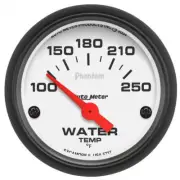 Autometer Phantom 2-1/16in Water Temp Gauge 100-250F Short Sweep Electric AU5737