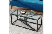 Dreamo Rectangular Glass Coffee Table
