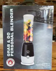 Chef’s Counter Grab & Go Personal Blender 17 oz Bottle EZ Lock Travel Spout NIB