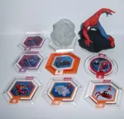 DISNEY INFINITY 2.0 Marvel SpiderMan Figure Alien Streets Sky Crystal Black Suit