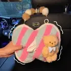Hanging Car Tissue Box Convenient Storage Napkin Bag Cute Tissue Holder Car