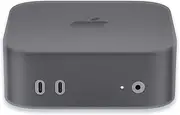 for Apple Mac Mini M4 Pro/Mac Mini M4 2024 Case,WUNIAK Thin Slim Lightweight Scratch Proof,Durable Protection Silicone Rubber TPU Cover (Transparent Black).