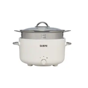 [特價]SAMPO聲寶 3L美型蒸煮二用電火鍋附蒸籠 TQ-YA30C