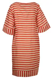 Cotton Stripe Tunic--HOW-342B120H