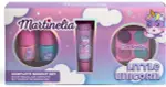 Martinelia Little Unicorn Complete Makeup set for kids lip gloss + nail polish 2pcs + eyeshadow palette for kids