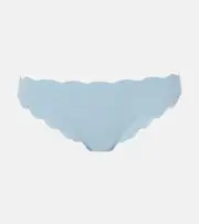 [Marysia] Marysia Antibes scalloped bikini bottoms AU 12 blue