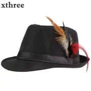 1 Feather for fedora Trilby Gangster Beach Sun Straw Man woman hats hat extra